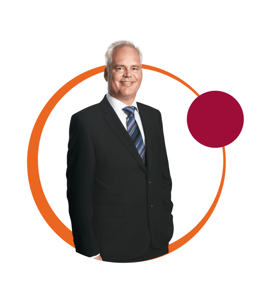 A smiling picture of Phil Urban, Chief Executive of Mitchells & Butlers.