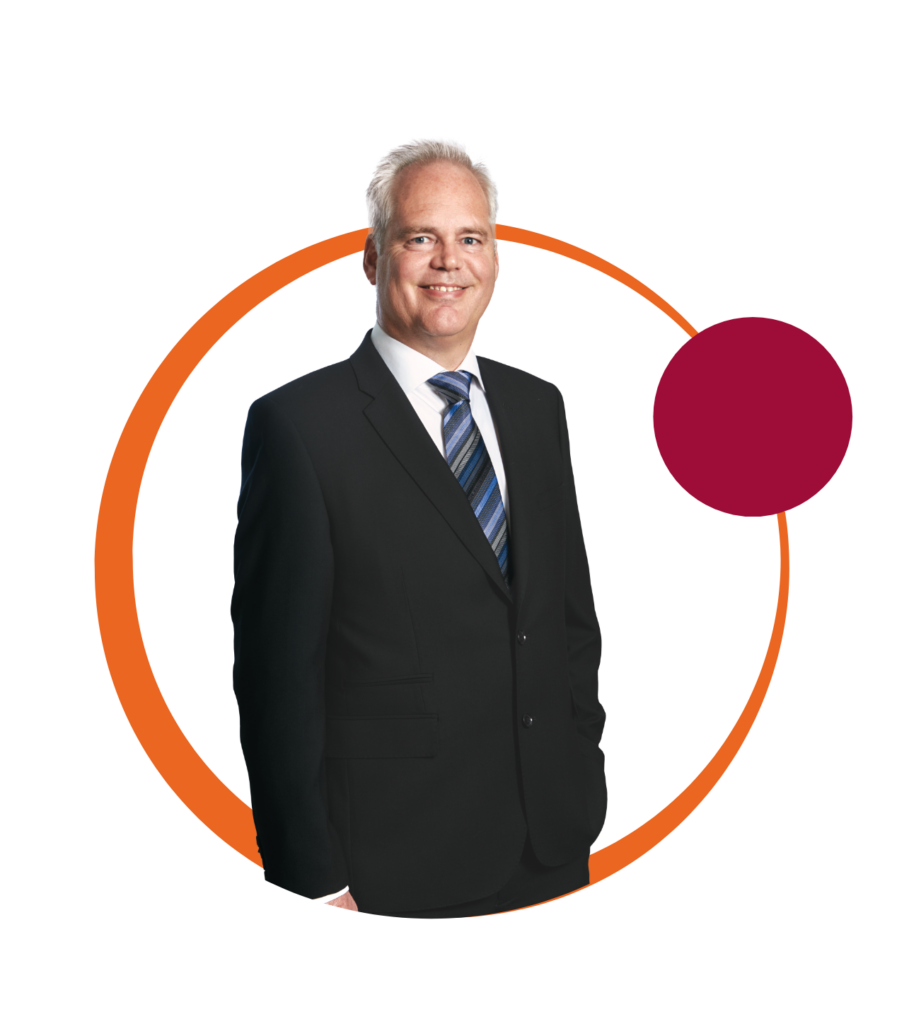A smiling picture of Phil Urban, Chief Executive of Mitchells & Butlers.